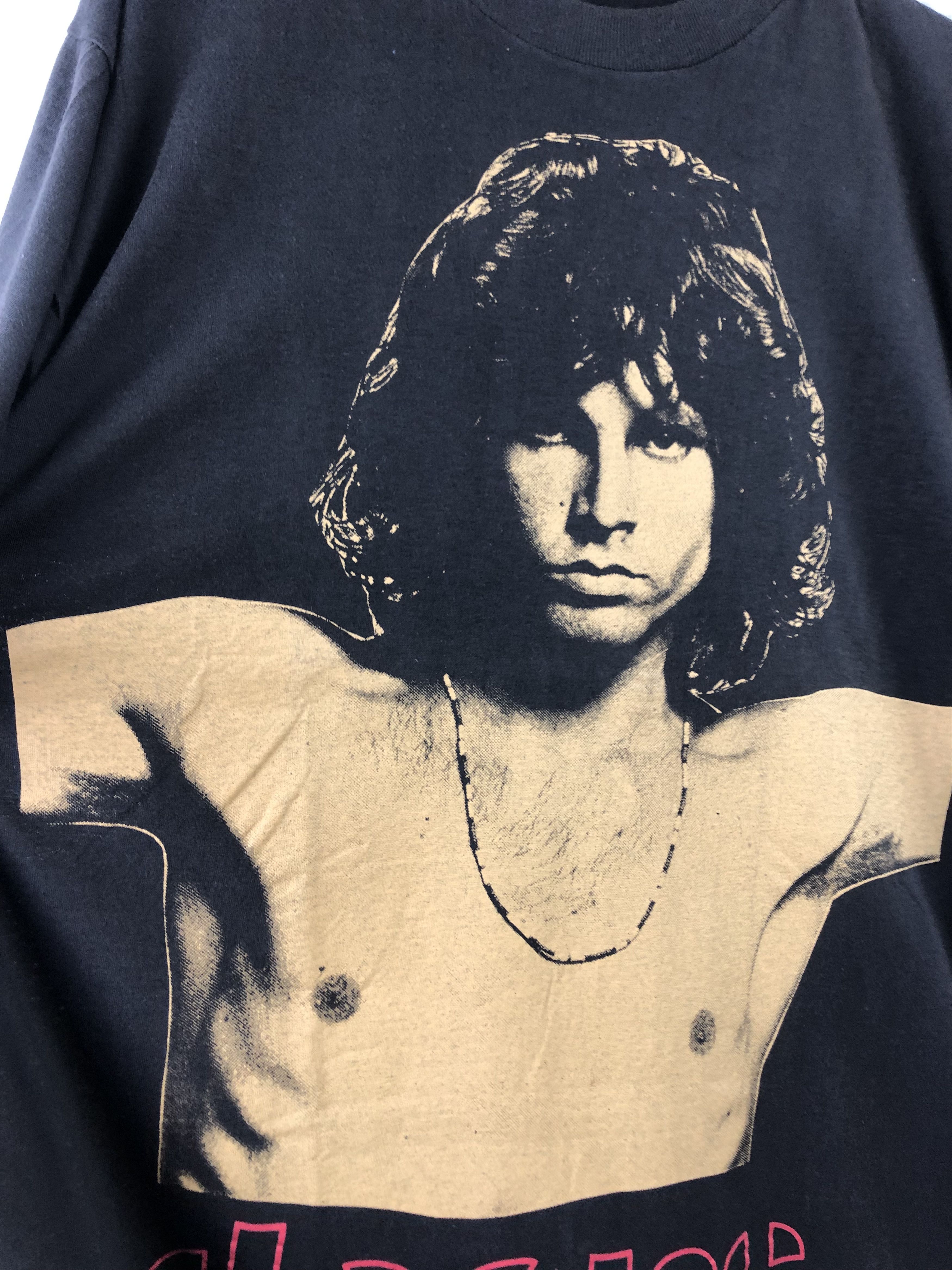 Band Tees Vintage 90's The Doors Jim Morrison Band Shirt Big Logo Tee Size US M / EU 48-50 / 2 - 5 Thumbnail