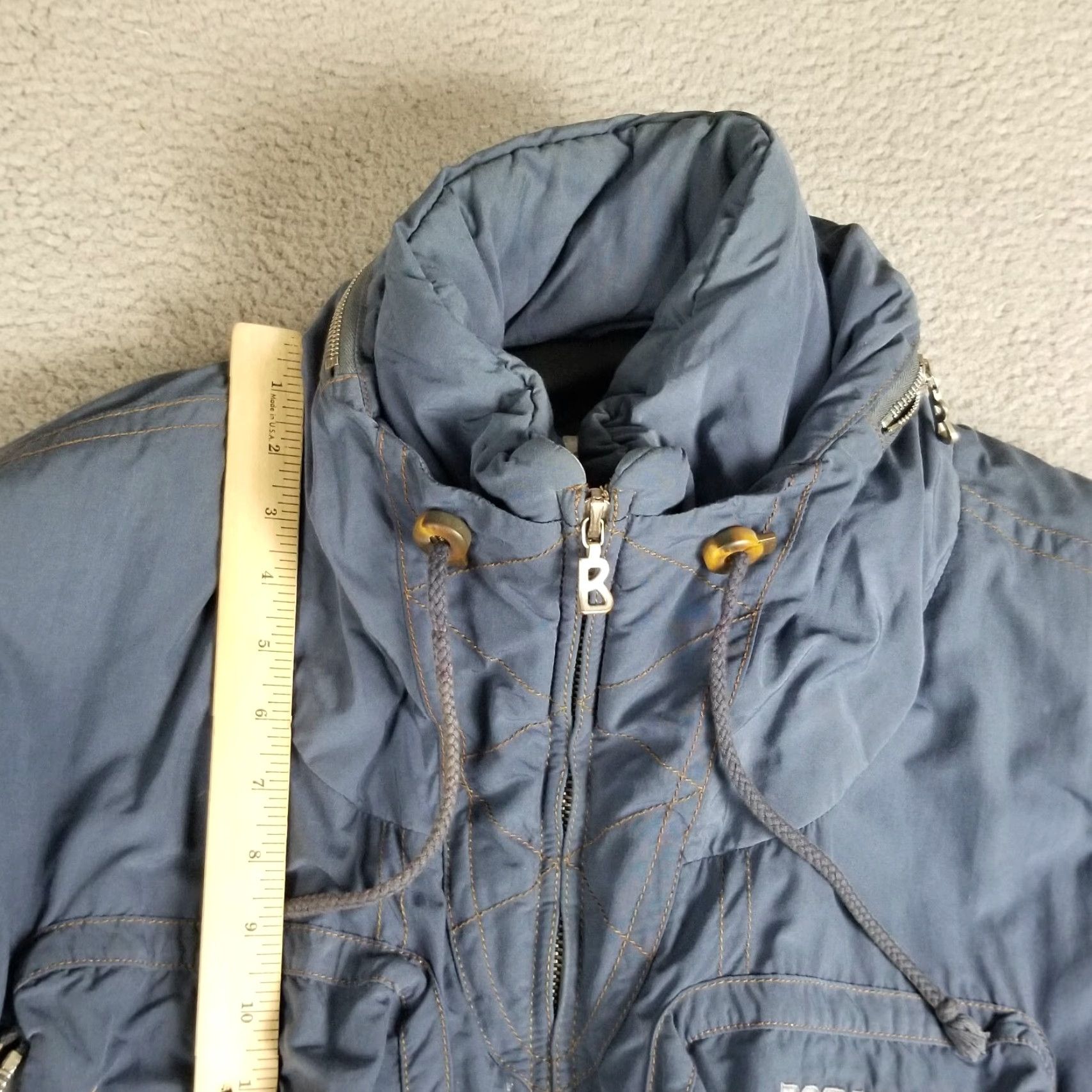Bogner VINTAGE Bogner Ski Jacket Western Embroidered Parka Coat Large L Blue Men Jacket 90s Western Theme Mens Size US L / EU 52-54 / 3 - 3 Thumbnail