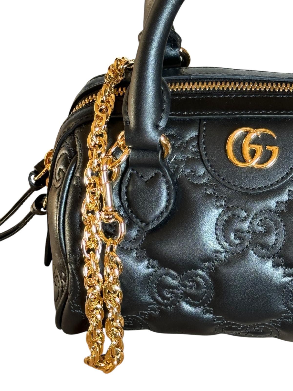 Gucci Gucci mini satchel bag leather Size ONE SIZE - 4 Thumbnail