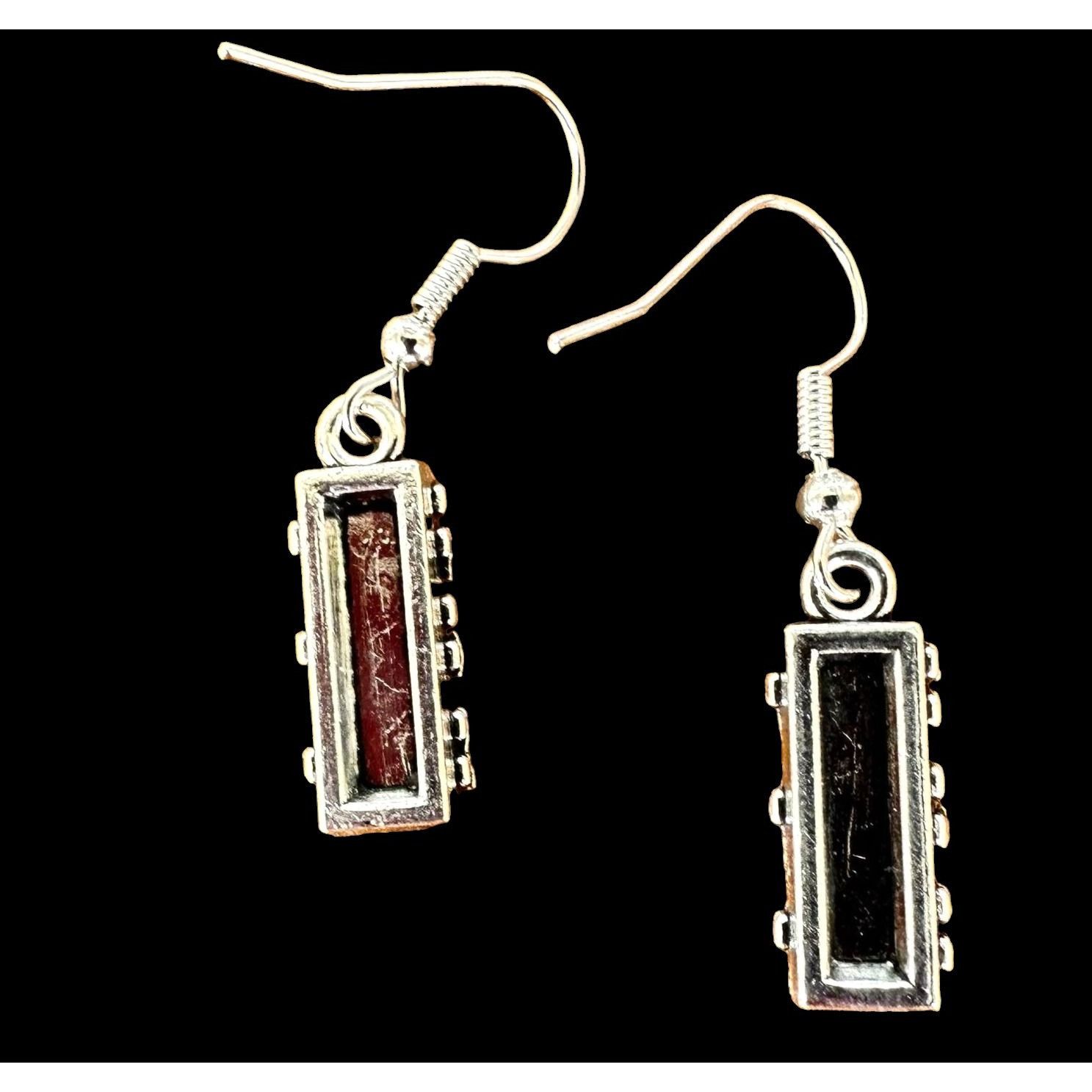 Handmade Traffic Light Earrings Signal New Dangle Hooks Stop Wait Go Size ONE SIZE - 12 Thumbnail