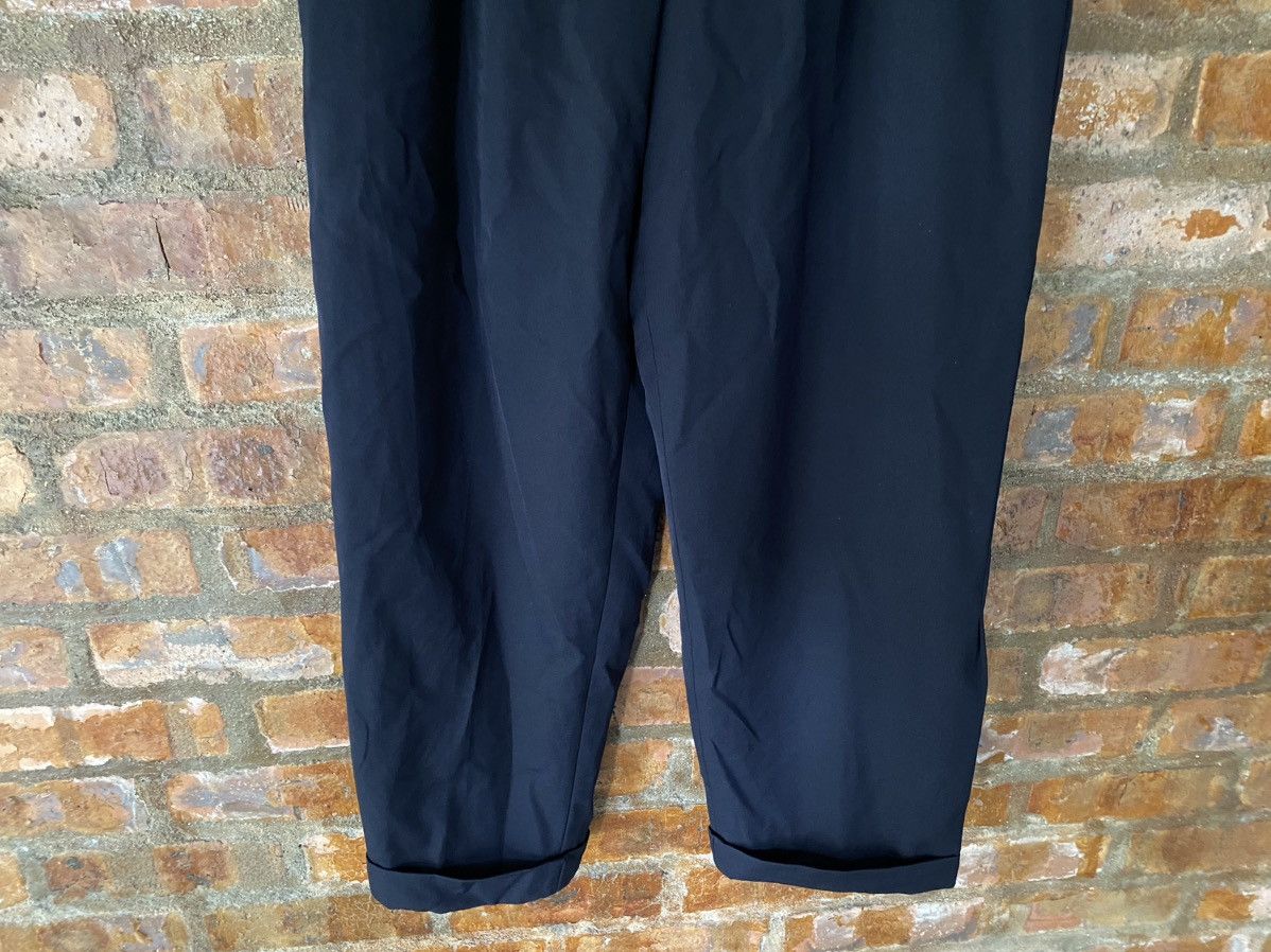 Comme des Garcons Homme Plus 1998 CDG Homme black wide baggy casual pants wool Size US 30 / EU 46 - 4 Thumbnail