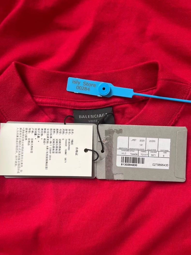 Balenciaga Balenciaga Valentine's Day Limited Short Sleeve T-Shirt Size US S / EU 44-46 / 1 - 4 Thumbnail