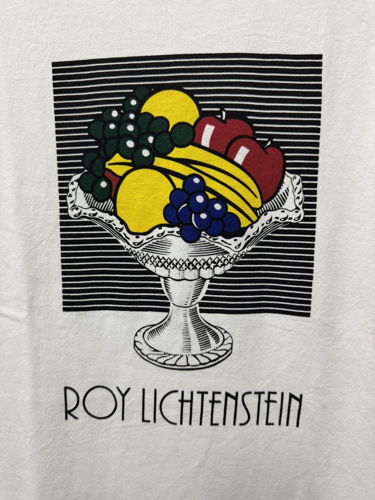 Vintage Vintage 90’s Roy Lichtenstein Pop Art Fruit T shirt Size US L / EU 52-54 / 3 - 2 Thumbnail
