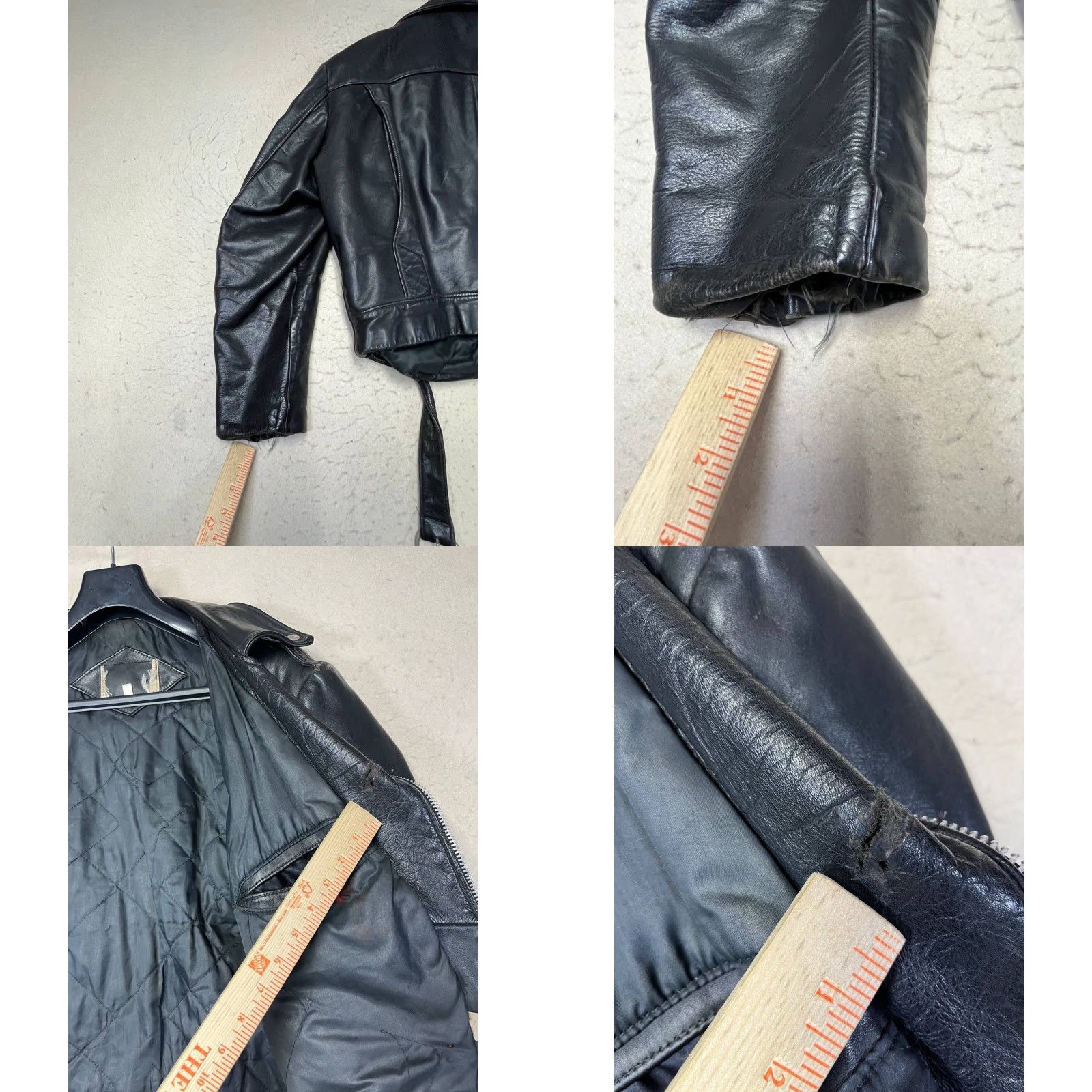 Vintage Vtg Terminator 2 Biker Jacket Heavy Full Zip Large L See measurements Mens Leather Size US L / EU 52-54 / 3 - 8 Thumbnail