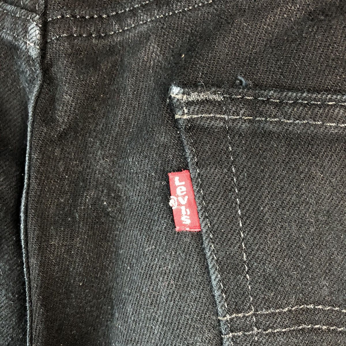 Levi's × Vintage DL Levis Black Denim Pants #C087 Size US 35 - 18 Thumbnail