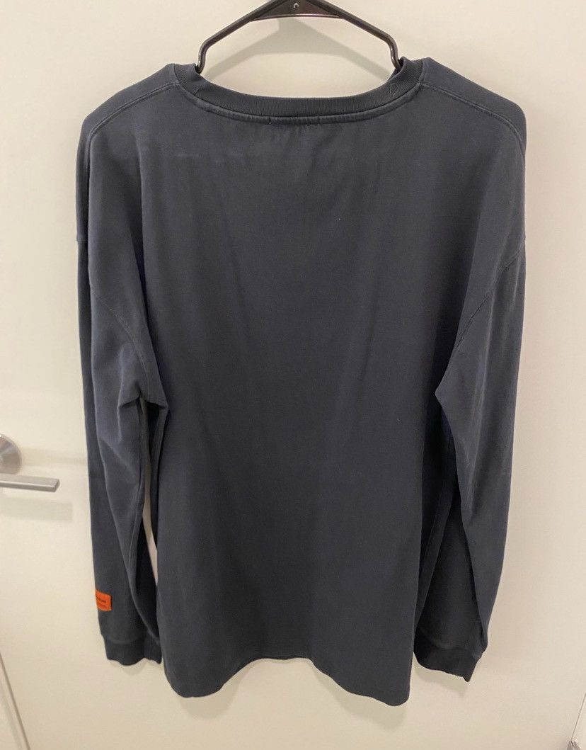 Heron Preston Heron Preston Iconic Bird Stork Audubon Long Sleeve Tee Size US S / EU 44-46 / 1 - 2 Thumbnail