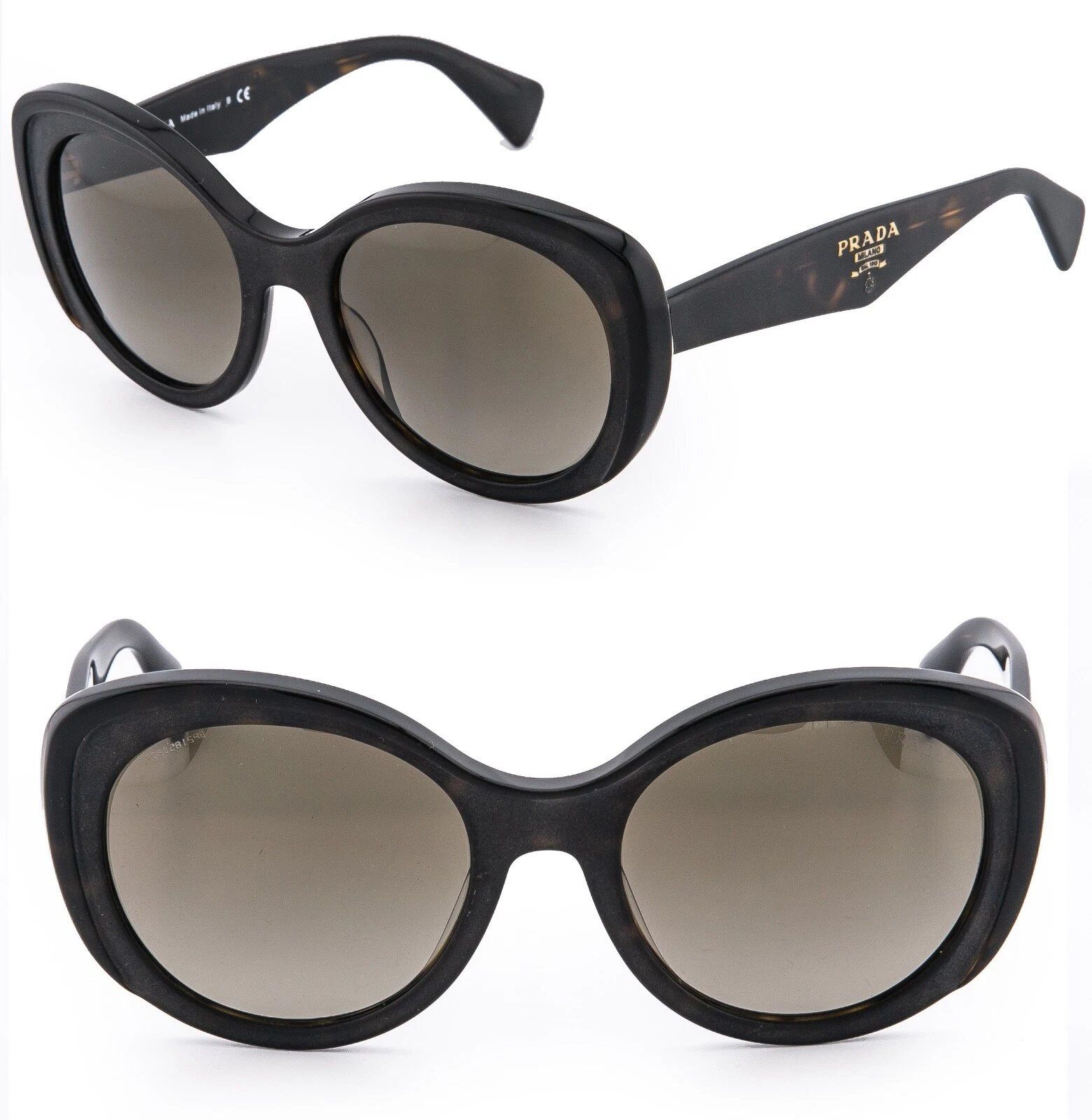 PRADA 12P POEME Heritage PR12PS Brown Havana Sunglasses