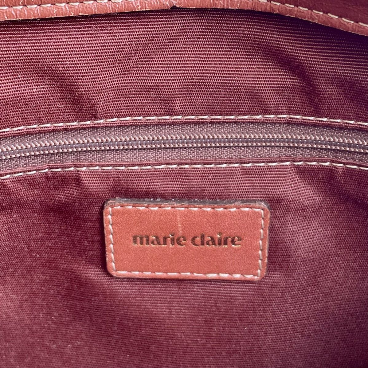 Leather × Vintage Vintage Leather Marie Claire Shoulder Bag Size ONE SIZE - 12 Thumbnail