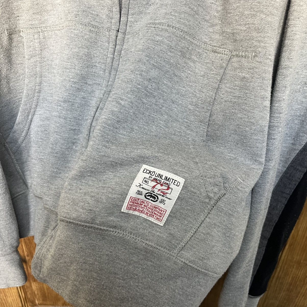 Ecko Unltd. Vintage Y2K Ecko UNLTD Zip Hoodie Big Logo Rap Size US XL / EU 56 / 4 - 5 Thumbnail