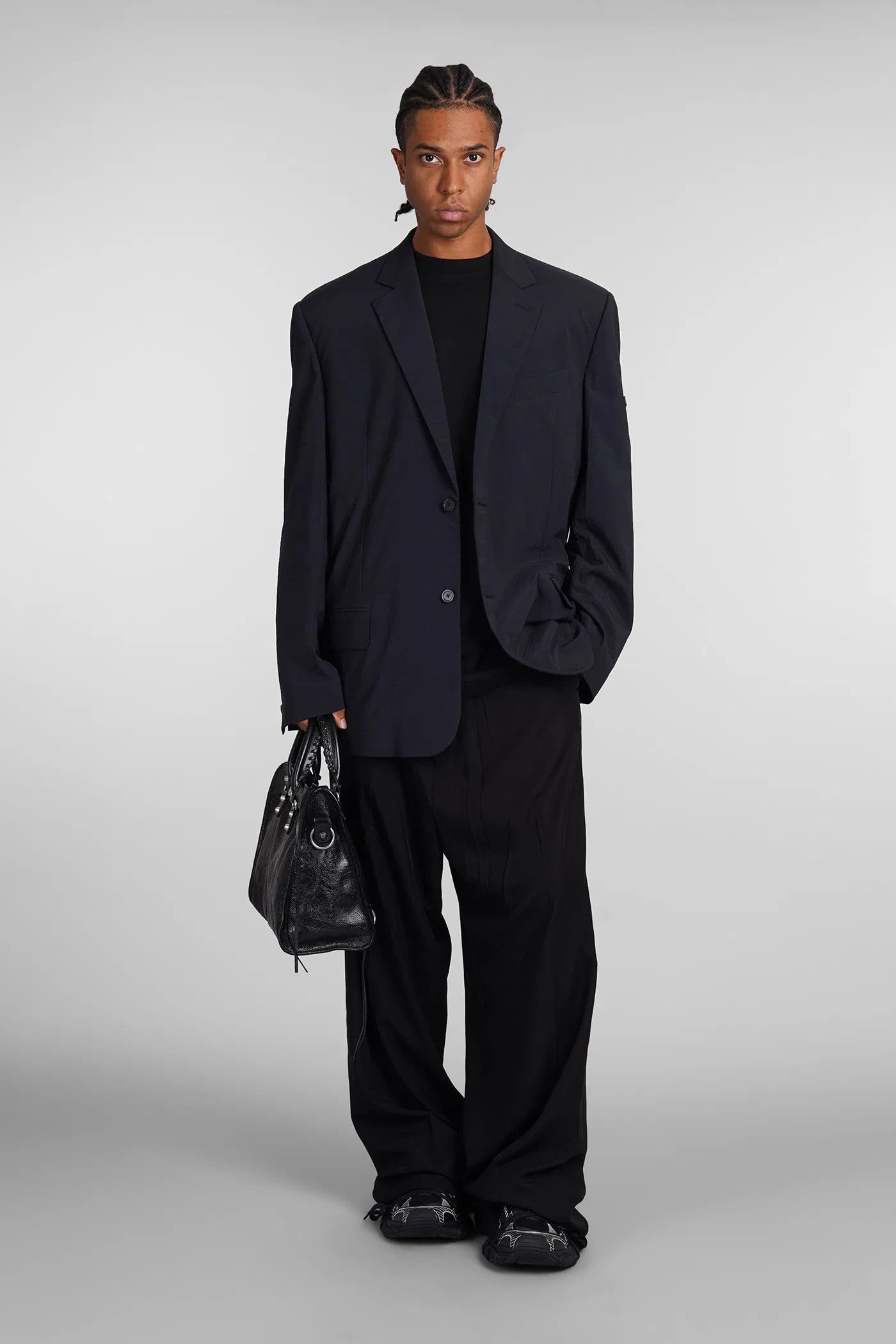 Balenciaga o1w1db10226 SB Jacket in Washed Black Size US S / EU 44-46 / 1 - 2 Thumbnail