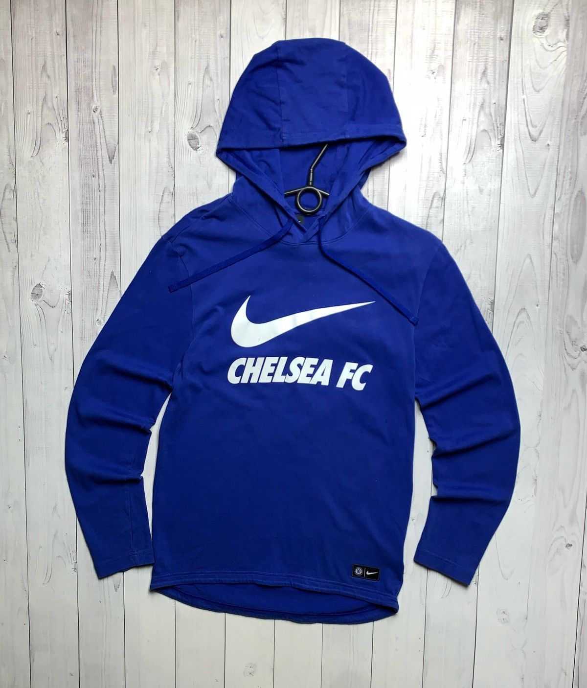 Vintage Chelsea soccer hoodie size S logo swoosh blue Size US S / EU 44-46 / 1 - 1 Thumbnail