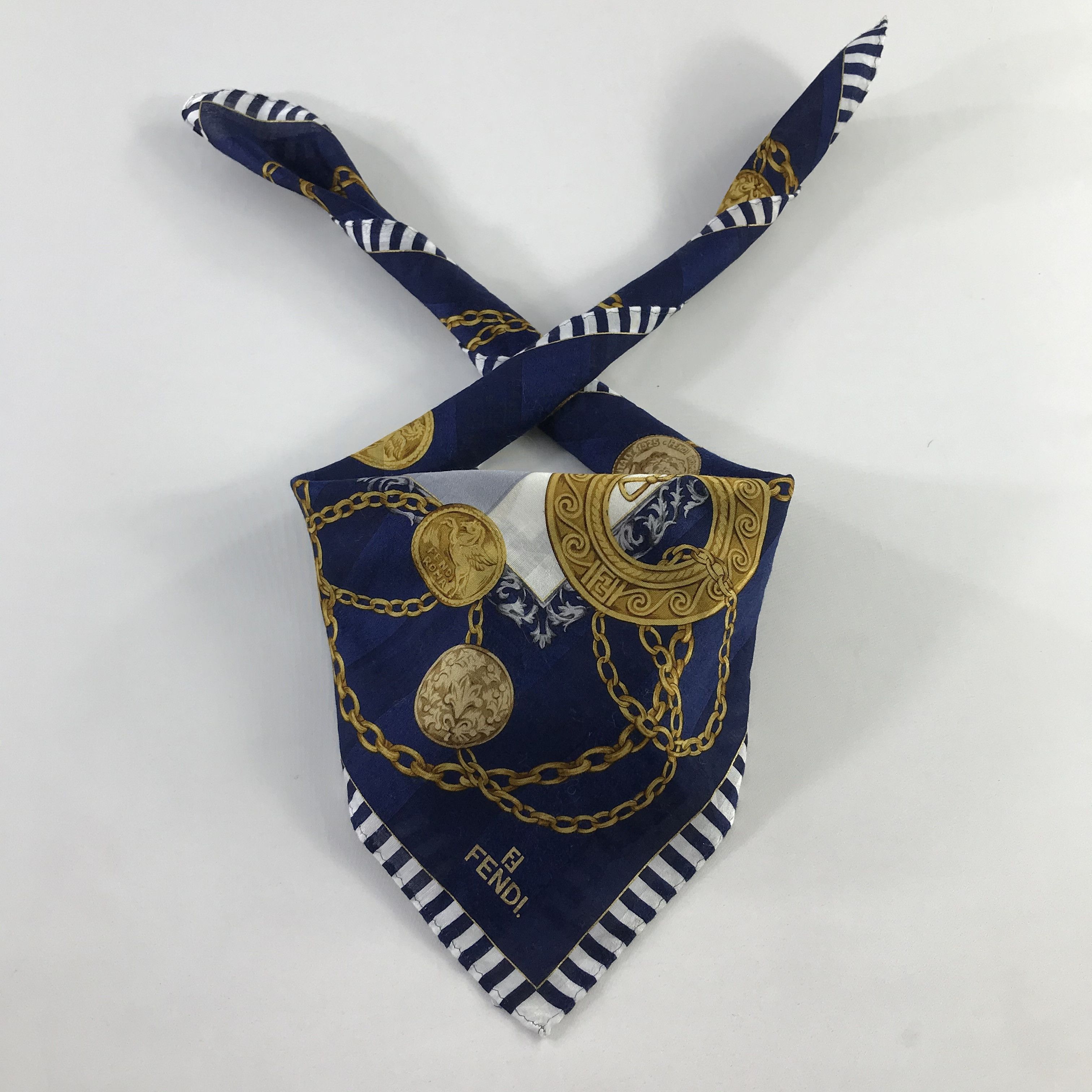 Vintage Vintage Fendi Bandana / Handkerchief / Neckerchief - S886 Size ONE SIZE - 3 Thumbnail
