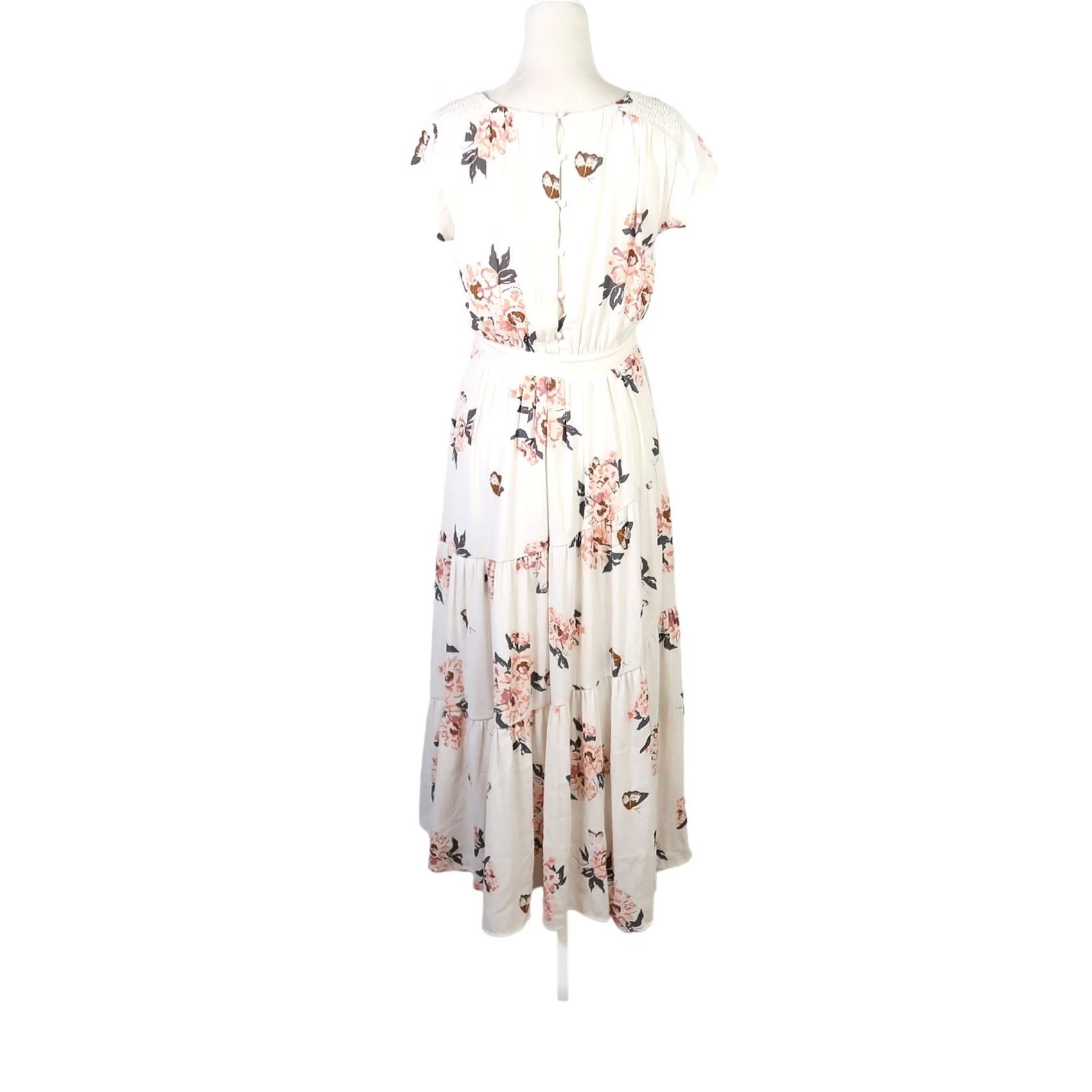 Free People Free People All I Got cream and pink floral print maxi dress 2 Size XS / US 0-2 / IT 36-38 - 4 Thumbnail