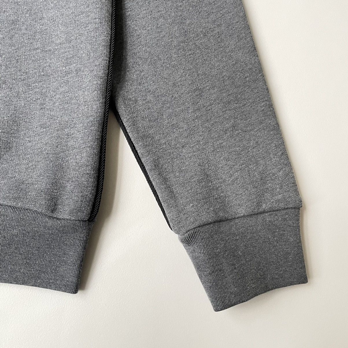 Dries Van Noten Grey Marl Cotton Sweatshirt Size US S / EU 44-46 / 1 - 6 Thumbnail