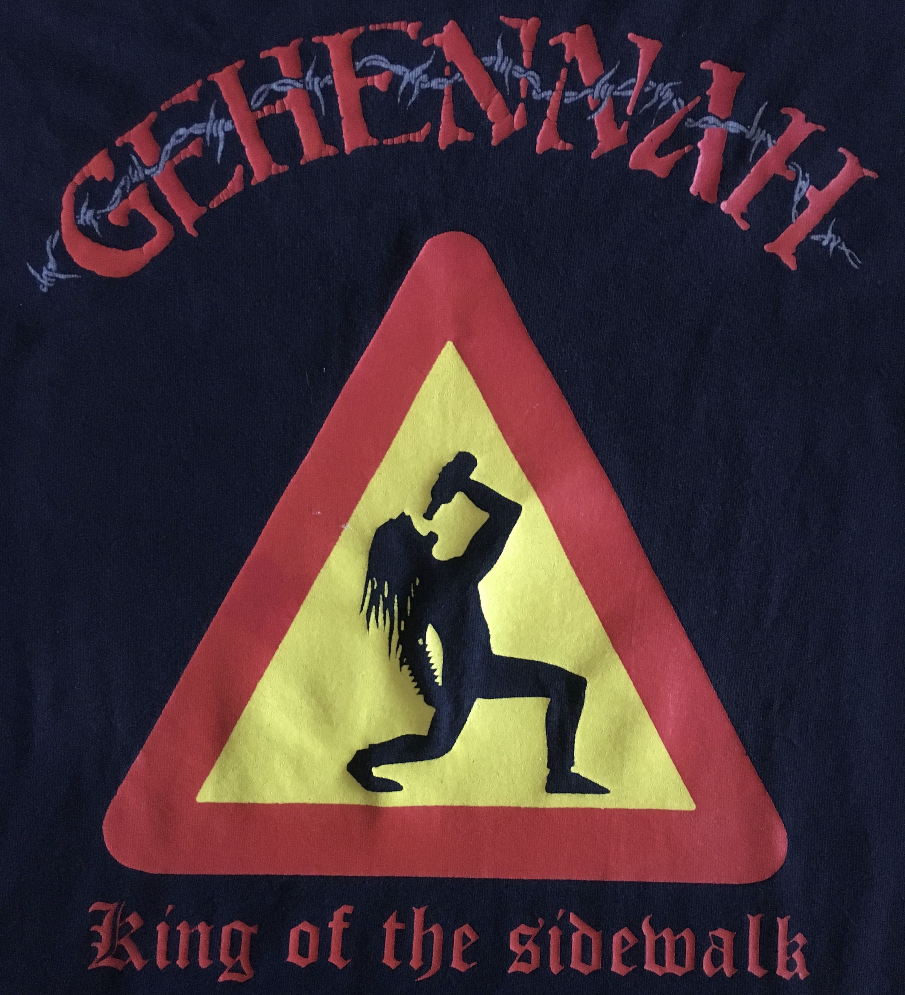 Band Tees Vintage Gehennah - King of The Sidewalk Band Tee Size US L / EU 52-54 / 3 - 2 Thumbnail