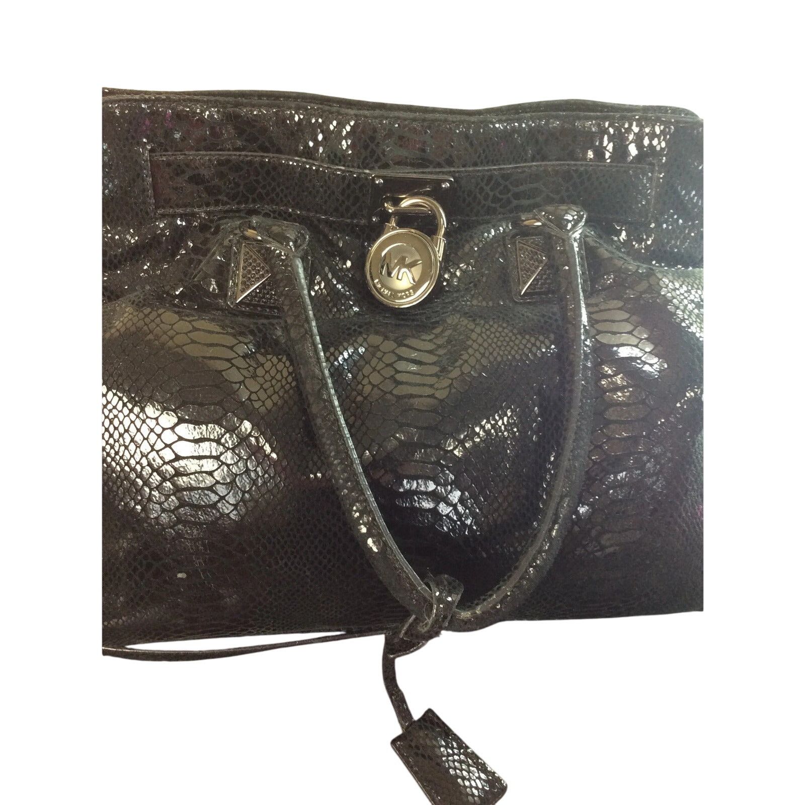 Michael Kors Michael Kors snakeskin print embossed handbag Size ONE SIZE - 7 Thumbnail