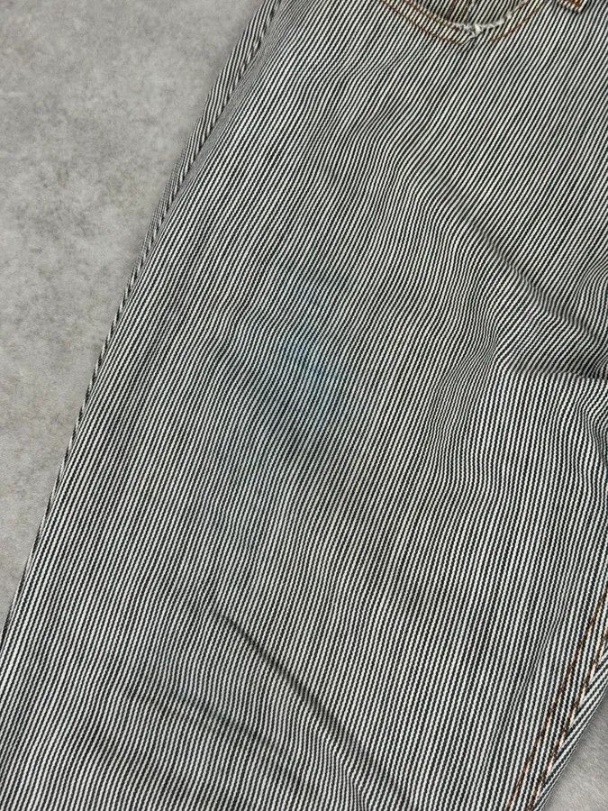 Roberto Cavalli FW2002 Roberto Cavalli Stripes White & Blue Pants Size US 30 / EU 46 - 6 Thumbnail