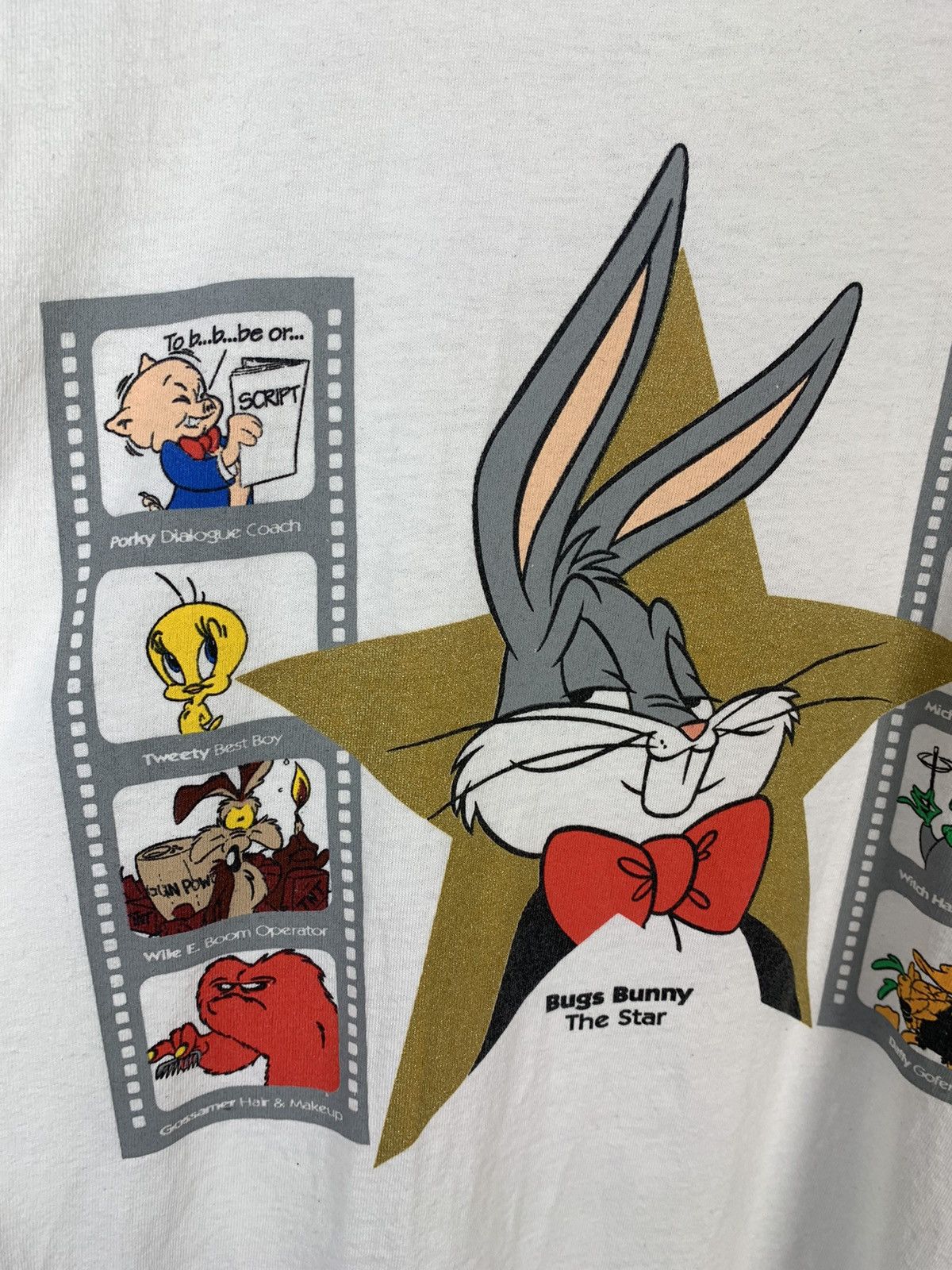 Vintage × Warner Bros Vintage 1996 Warner Bros Made in USA Single Stitch T-shirt Size US XXL / EU 58 / 5 - 10 Thumbnail
