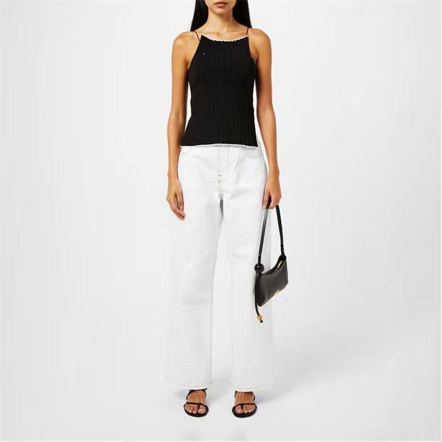 Jacquemus o1g2r1mq1024 Tank Top in Black Size M / US 6-8 / IT 42-44 - 6 Thumbnail