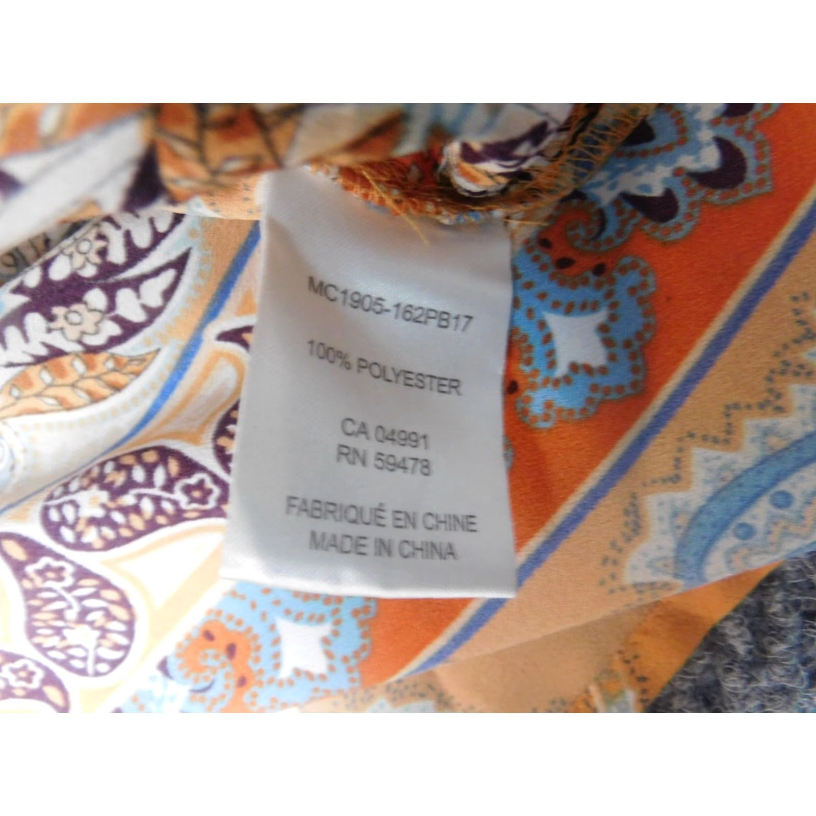 Vintage Lucy & Laurel Blouse Womens S Orange Floral Crew Neck Sleeveless Pullover Button Casual Size S / US 4 / IT 40 - 7 Thumbnail
