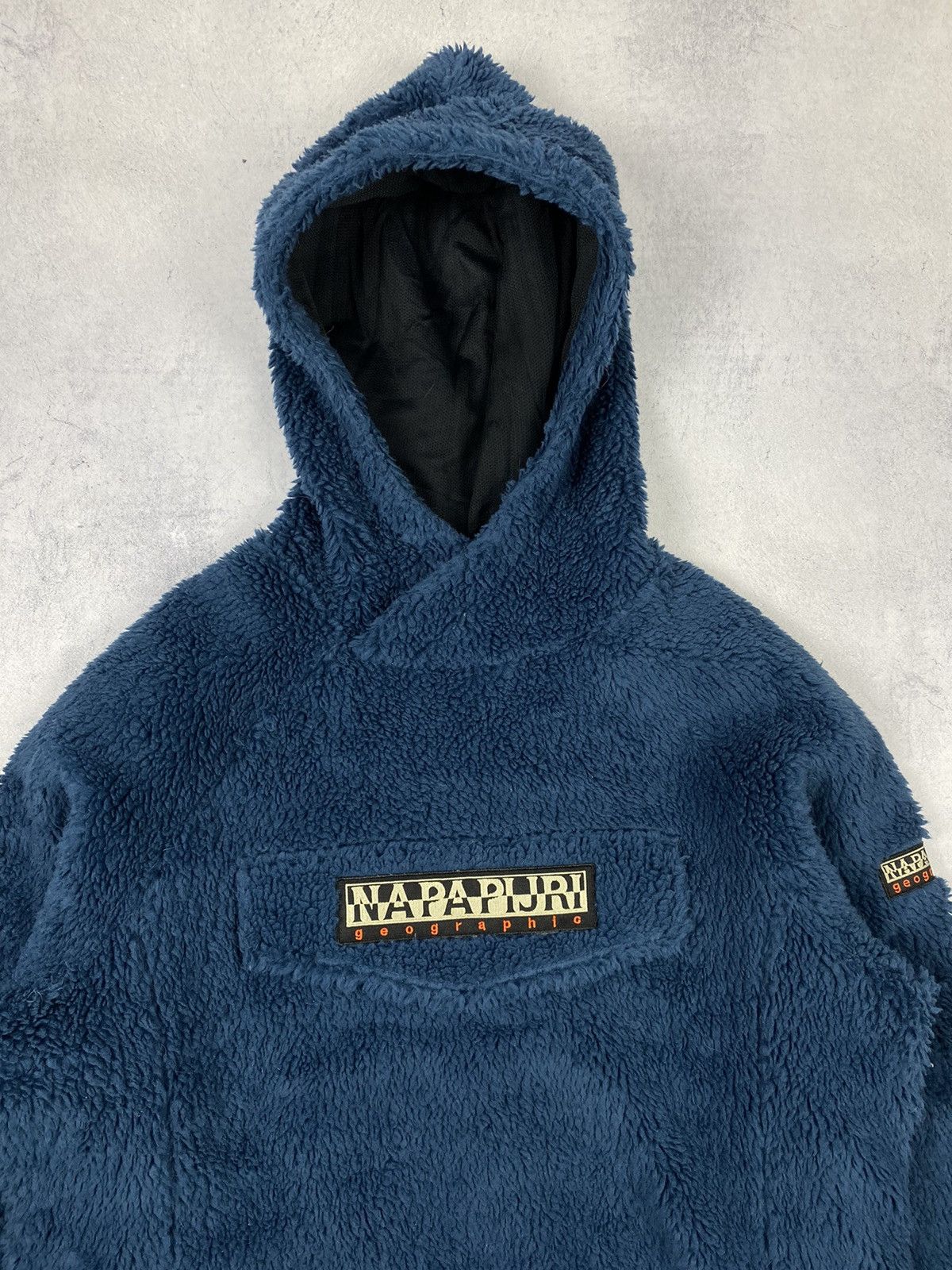 Napapijri Napapijri Patch Curly Sherpa Synchilla Fleece Hoodie Anorak Size US XS / EU 42 / 0 - 5 Thumbnail