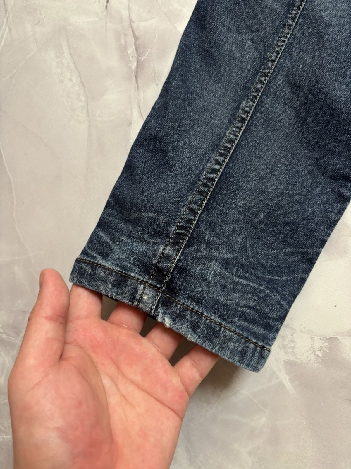 Diesel Diesel Krooley-Ne Jogg Jeans Denim Sweatpants Blue Mens 30 Size US 30 / EU 46 - 15 Thumbnail