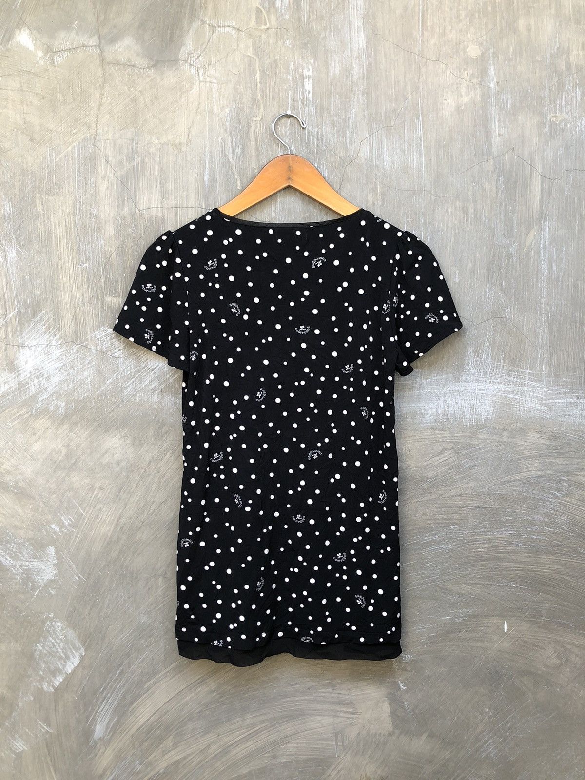 Courreges × Designer × Vintage Courreges Mini Dress Black Size M / US 6-8 / IT 42-44 - 10 Thumbnail