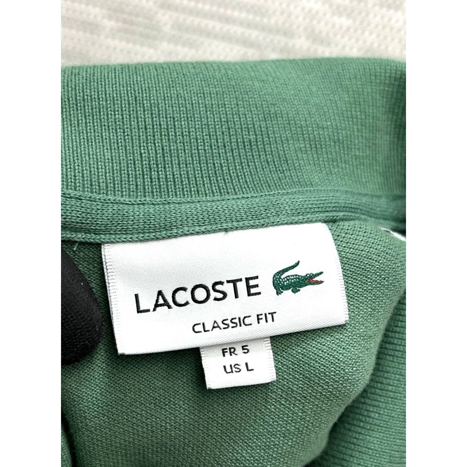 Lacoste Lacoste Polo Shirt Mens Large Green Cotton Knit Golf Size US L / EU 52-54 / 3 - 3 Thumbnail