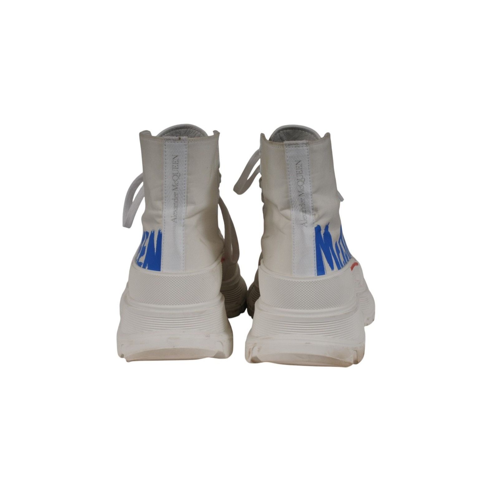 Alexander McQueen Tread Slick Graffiti Logo Boots Size US 9.5 / EU 42-43 - 4 Thumbnail