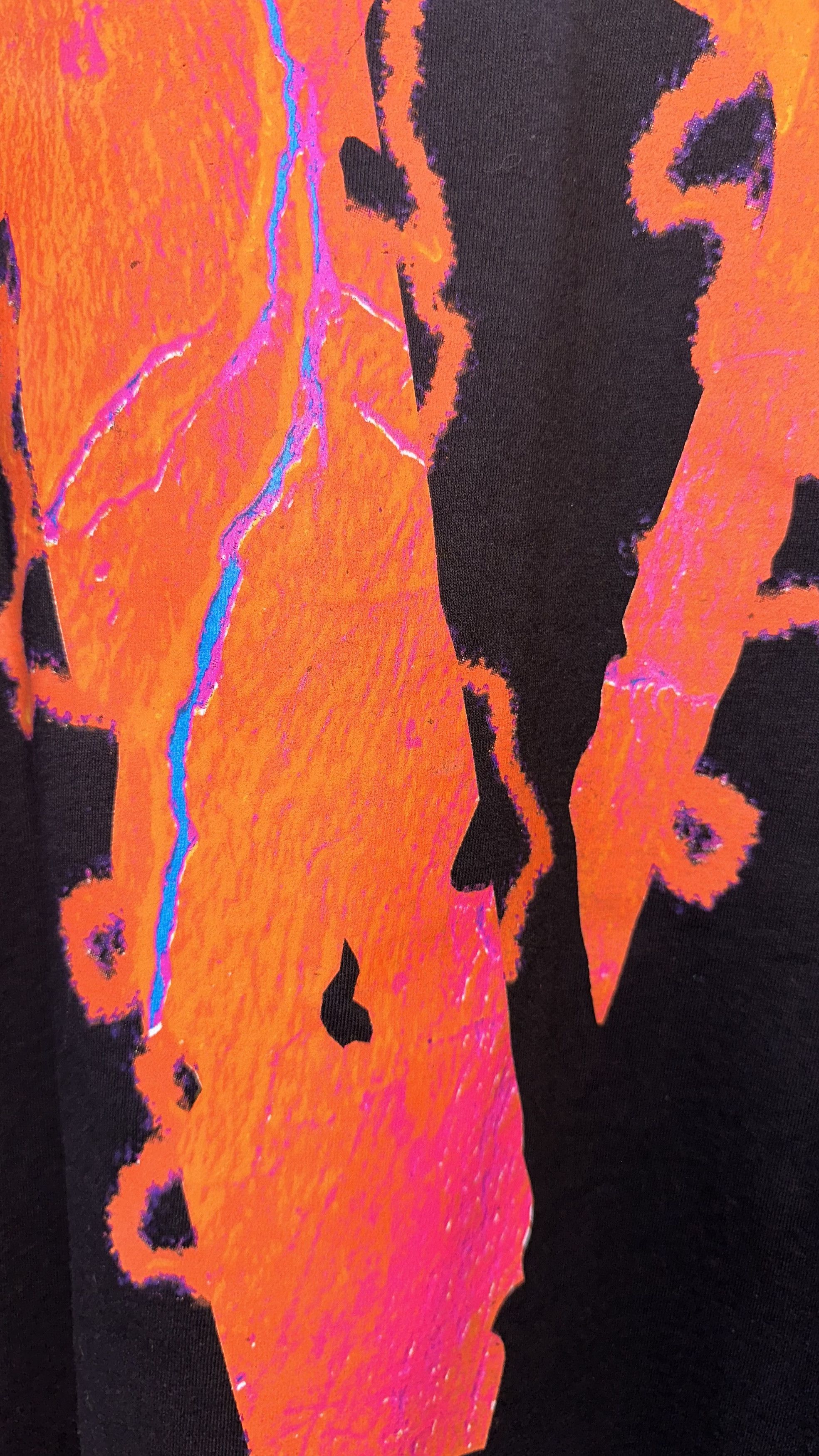 Vlone Vlone Skull Shocker T-Shirt (Orange) Size US M / EU 48-50 / 2 - 6 Thumbnail
