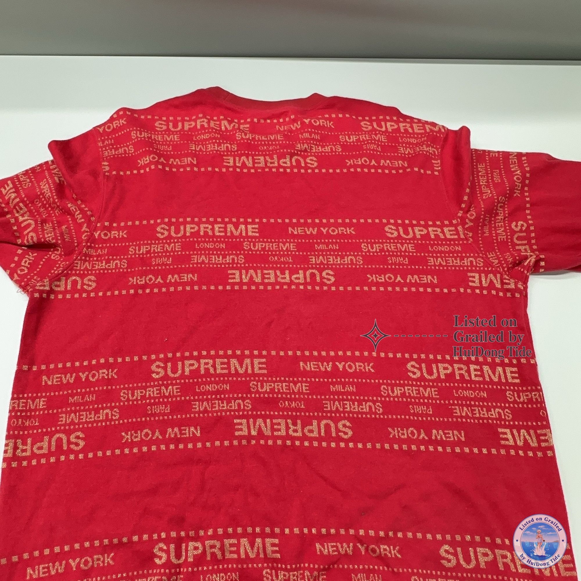 Supreme Supreme Metallic Jacquard Crewneck Size M. Size US M / EU 48-50 / 2 - 8 Thumbnail