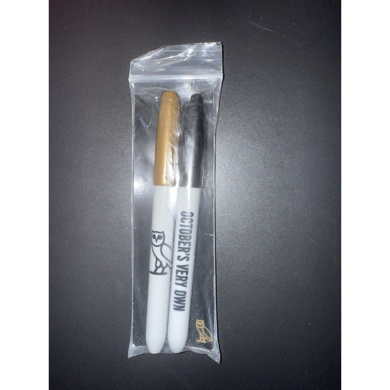 October's Very Own OVO October’s Very Own Sharpie Pack Drake 2 Pk Black gold Size ONE SIZE - 4 Thumbnail