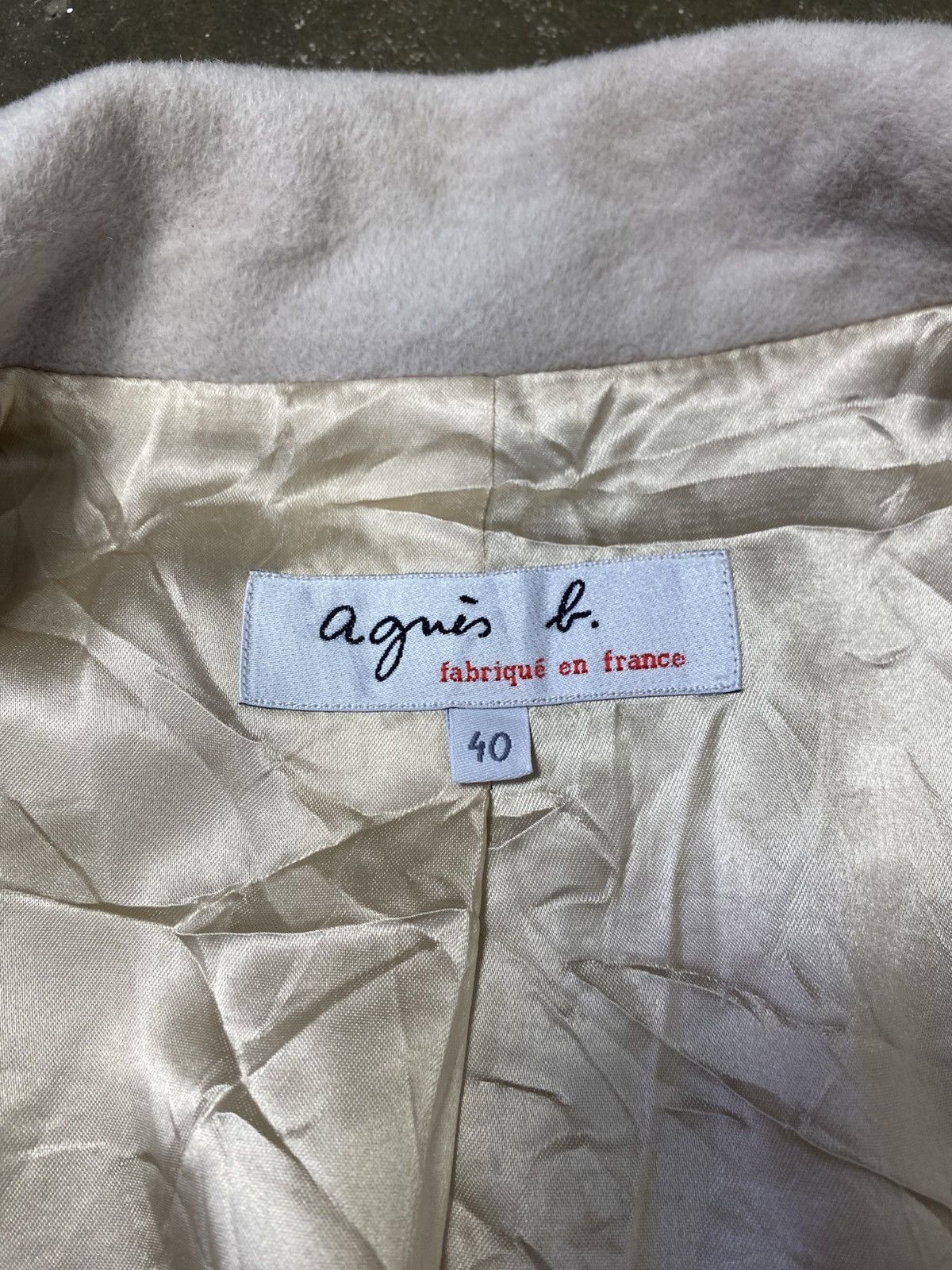 agnes b. Rare Agnes B. Non-Button Wool Jacket Size US M / EU 48-50 / 2 - 9 Thumbnail