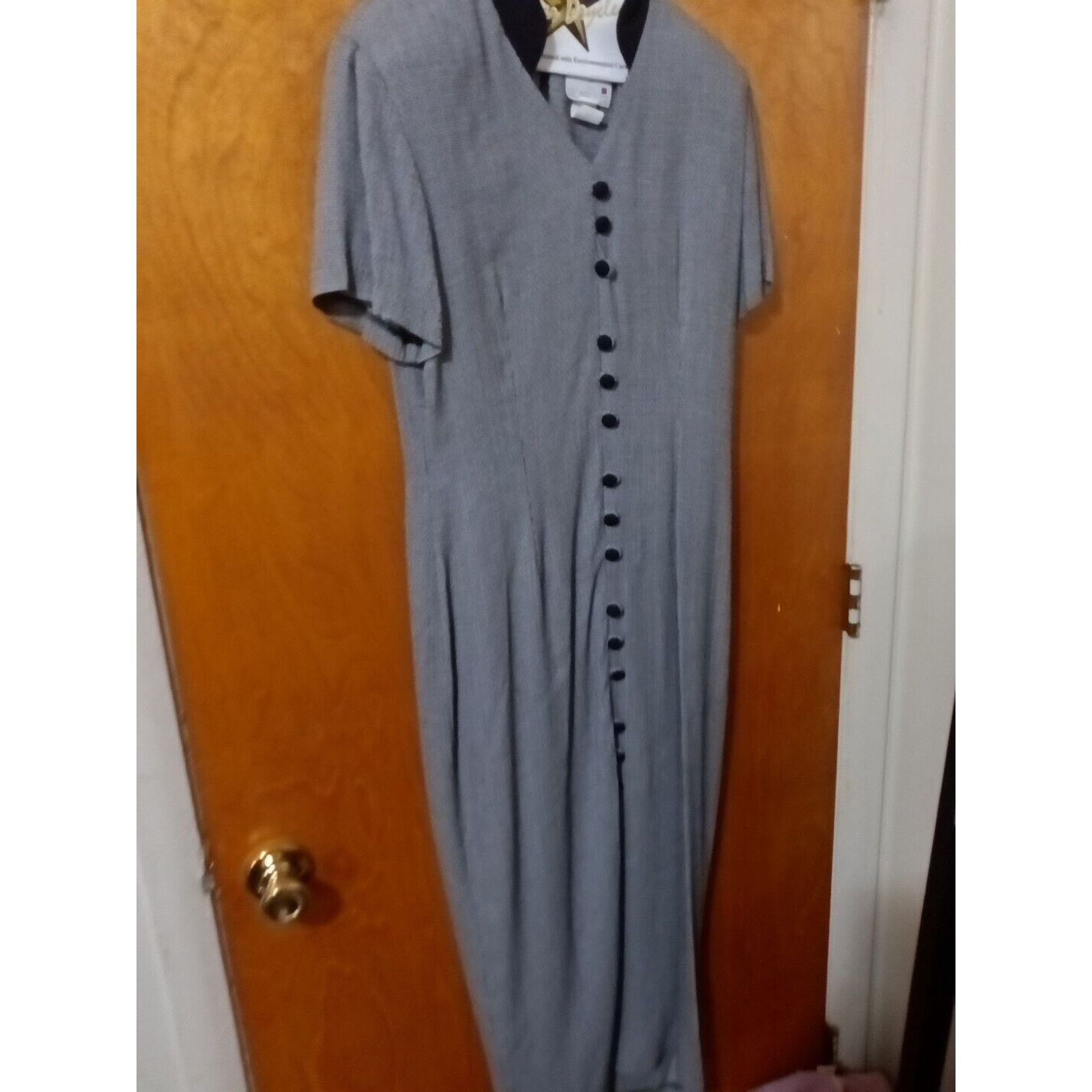 Other Scarlett Women Vintage Dress, Size 7-8 Black And White #k132 Size M / US 6-8 / IT 42-44 - 1 Thumbnail