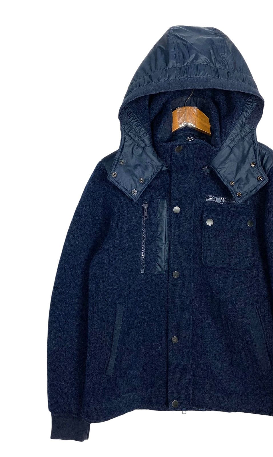 Aeronautica Militare Rare‼️ Aeronautica Militare Wool Hoodie Coat Size US S / EU 44-46 / 1 - 2 Thumbnail