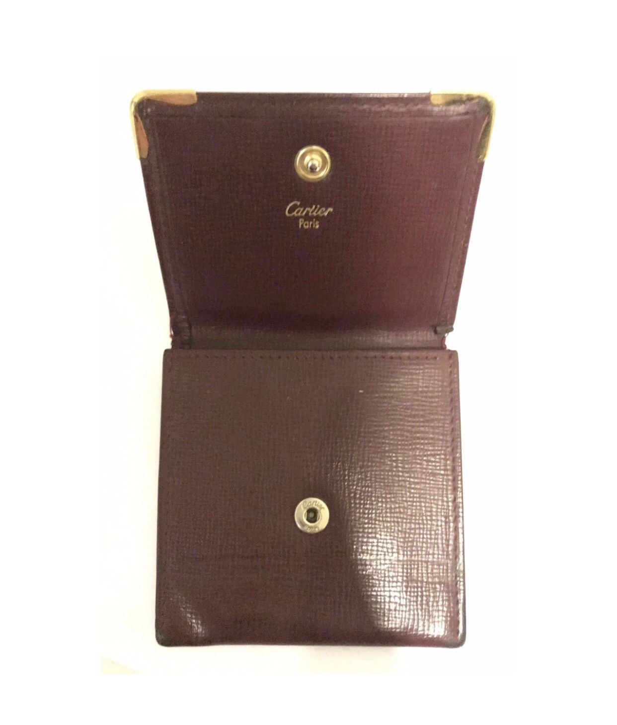 Cartier Vintage Cartier Burgundy Coin Purse Size ONE SIZE - 2 Thumbnail