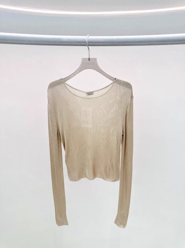 Saint Laurent Paris Saint Laurent Paris Khaki Undershirt Size M / US 6-8 / IT 42-44 - 2 Thumbnail