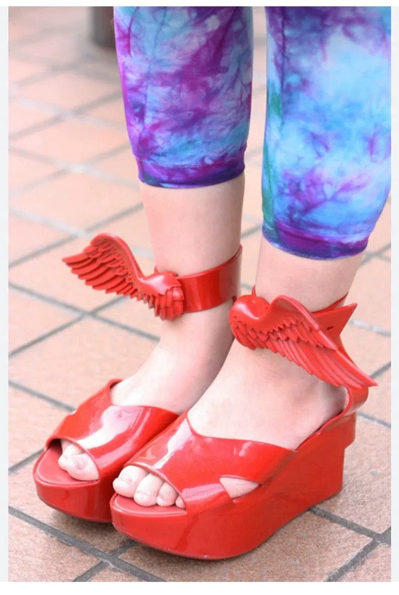 Vivienne Westwood Vivienne Westwood Winged Thick Soled Sandals Size US 8.5 / IT 38.5 - 5 Thumbnail