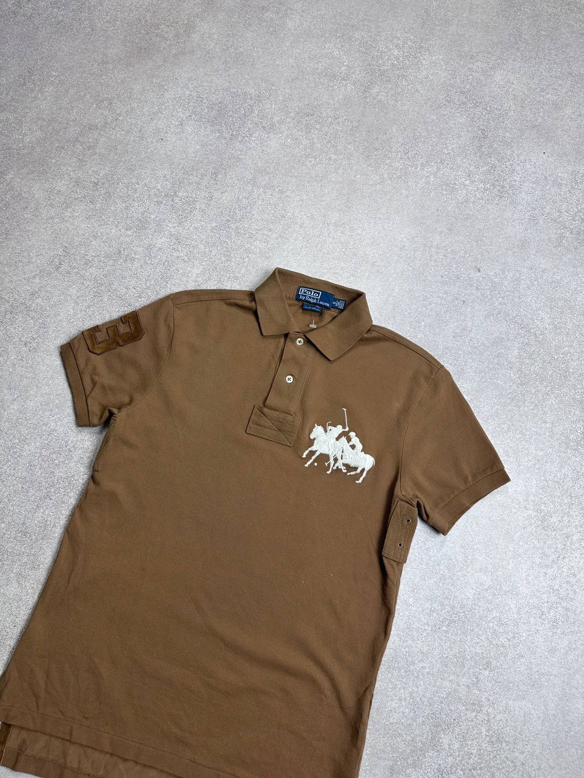 Polo Ralph Lauren Vintage Polo Ralph Lauren Brown Y2K Chief Keef Style Shirt S Size US S / EU 44-46 / 1 - 2 Thumbnail
