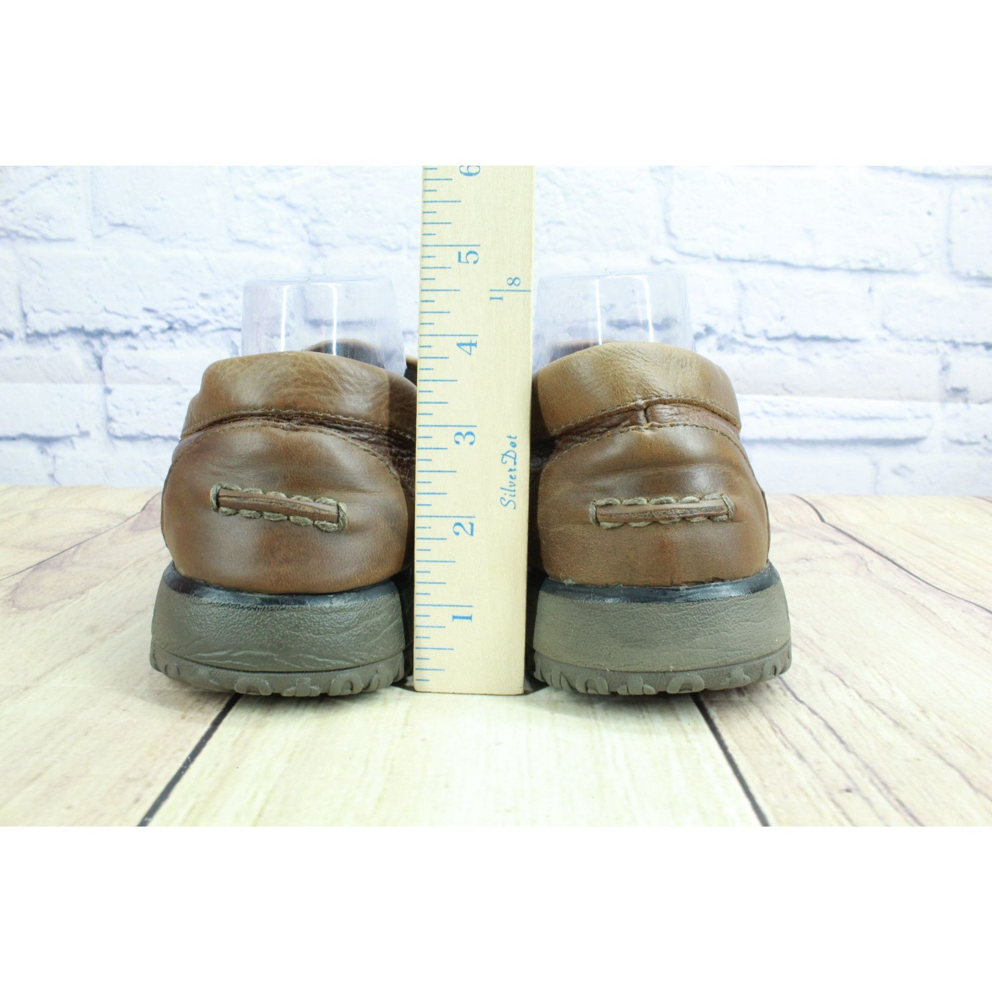 L.L. Bean × Leather LL Bean All Week Shearling Lined Moccasin Slippers 11 M Size US 11 / EU 44 - 6 Thumbnail