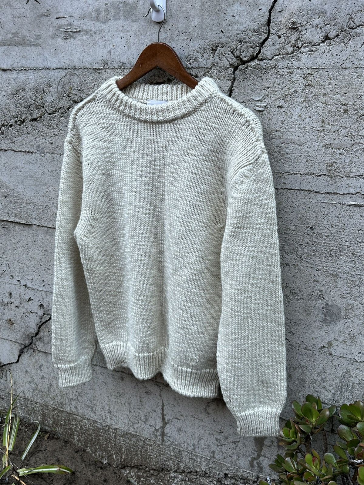 RARE GRAIL Lemaire Italian heavy chunky wool sweater