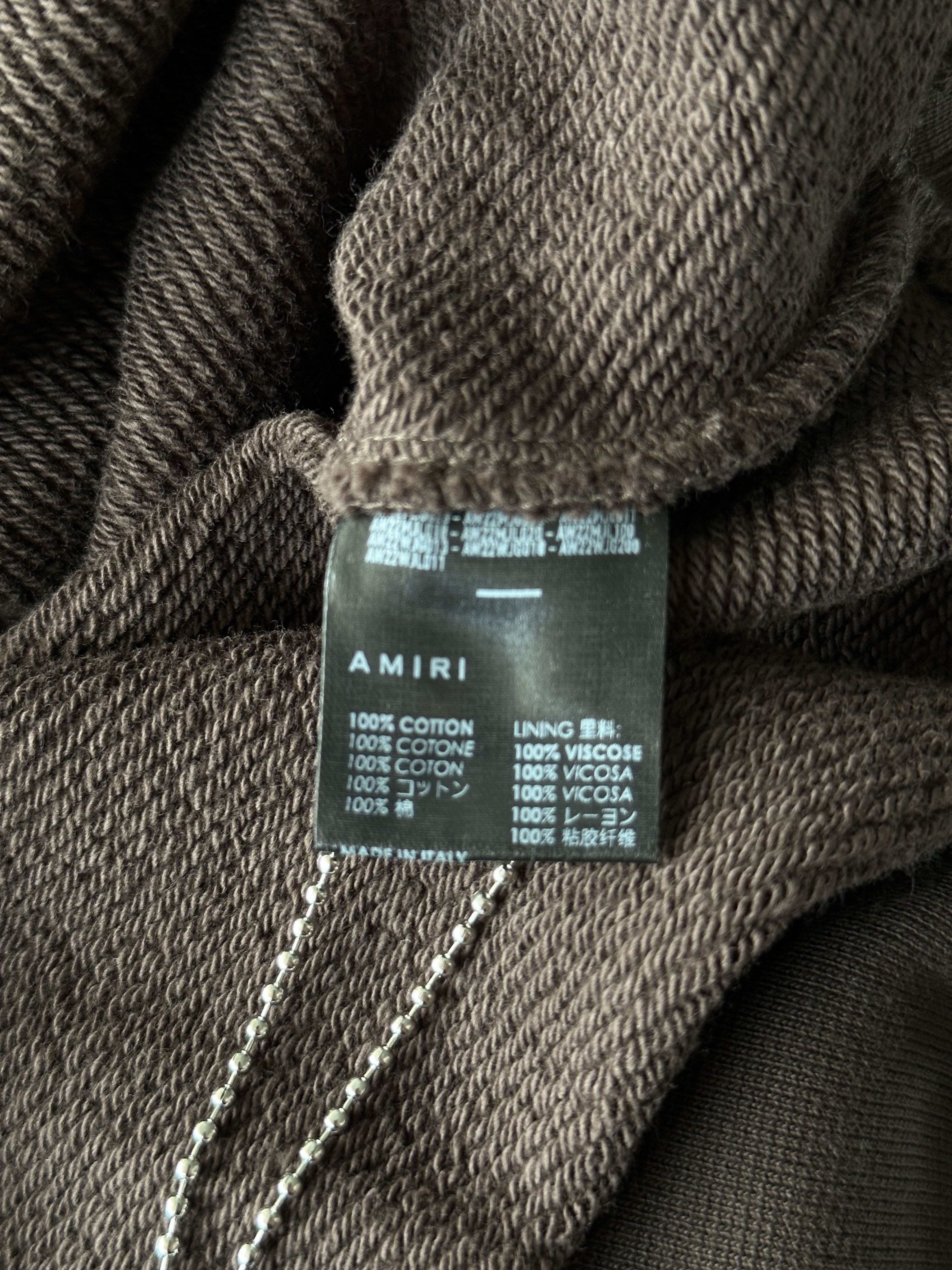 Amiri Amiri Brown Puff MA Logo Hoodie Size US S / EU 44-46 / 1 - 4 Thumbnail
