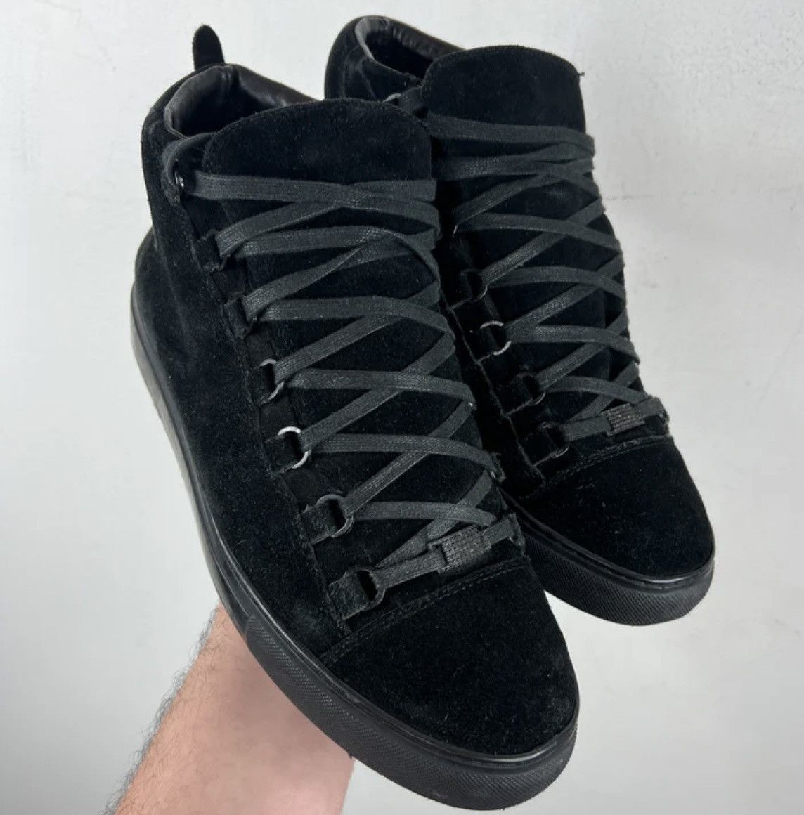 Balenciaga BALENCIAGA ARENA BLACK SUEDE 🖤42-44 Size US 9.5 / EU 42-43 - 1 Thumbnail