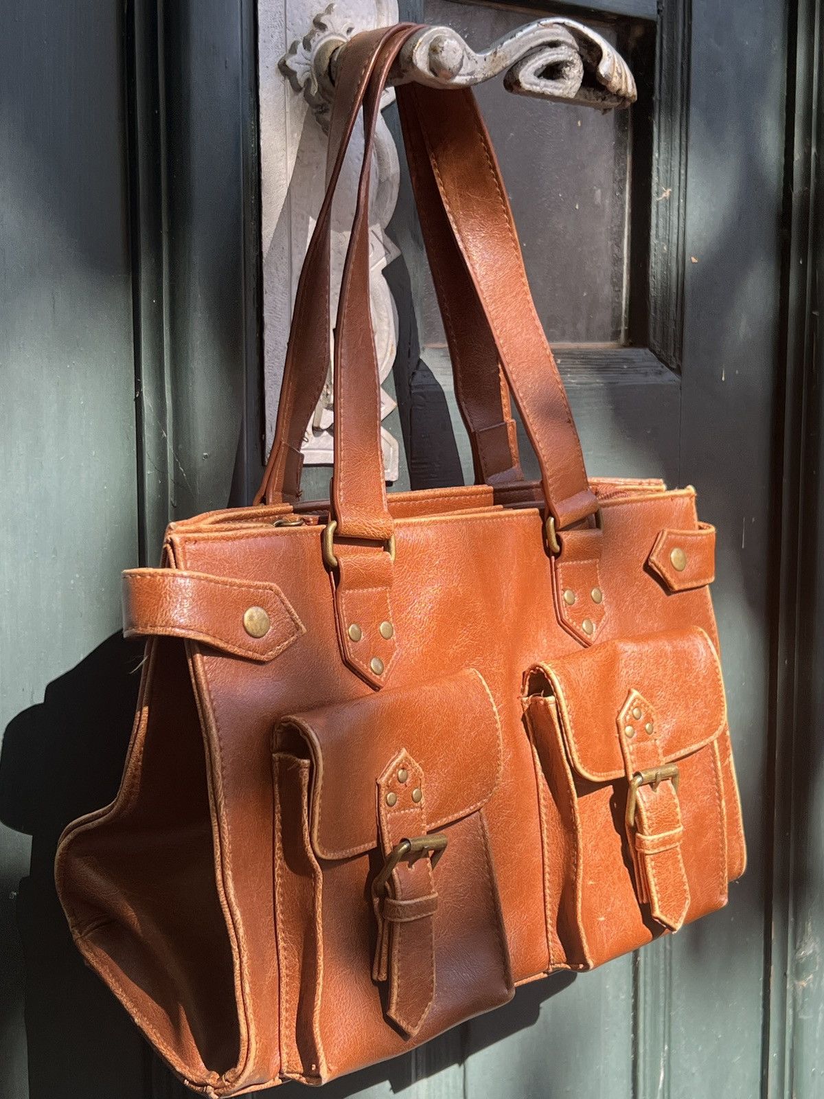 Vintage Vintage Paris archive brown retro casual handbag boho Size ONE SIZE - 2 Thumbnail