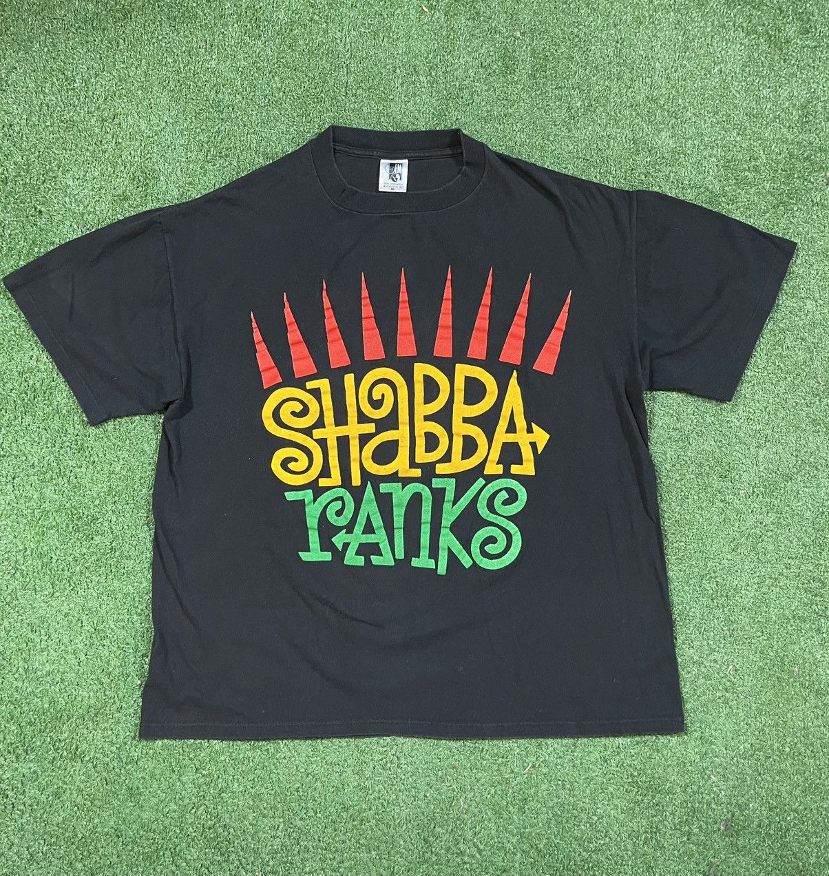 Vintage 1992 Shabba Ranks Nuff Respect Rare Tee Size US XL / EU 56 / 4 - 1 Thumbnail
