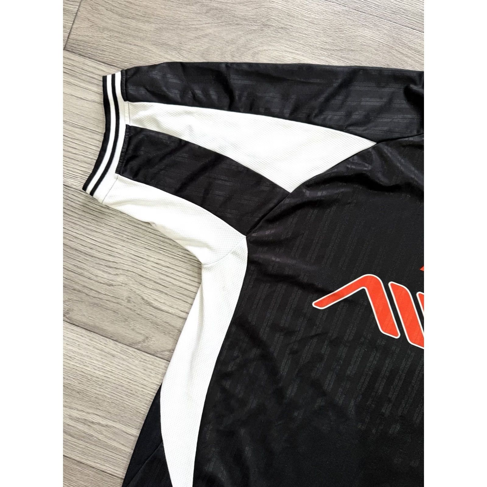 Le Coq Sportif VINTAGE Le Coq Sportif Jersey 1990s Football Soccer Shirt XL Black Mens T-Shirt Short Sleeve Polyester Jersey Currency? Size US XL / EU 56 / 4 - 7 Thumbnail