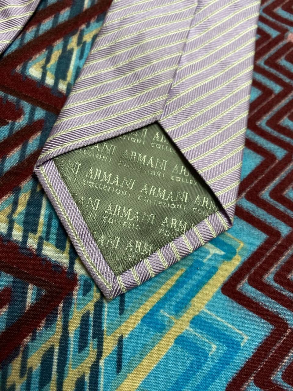 Armani Collezioni Tie Vintage Armani Collezioni One size luxury Y2K Size ONE SIZE - 5 Thumbnail