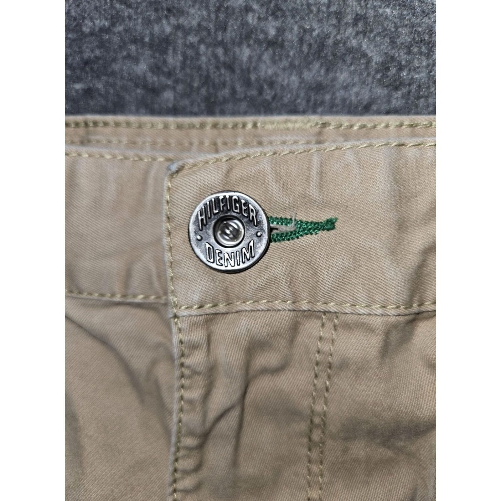 Tommy Hilfiger Tommy Hilfiger Pants Mens 34x32 Beige Straight Leg Casual Chino Cotton Khakis Size US 34 / EU 50 - 7 Thumbnail