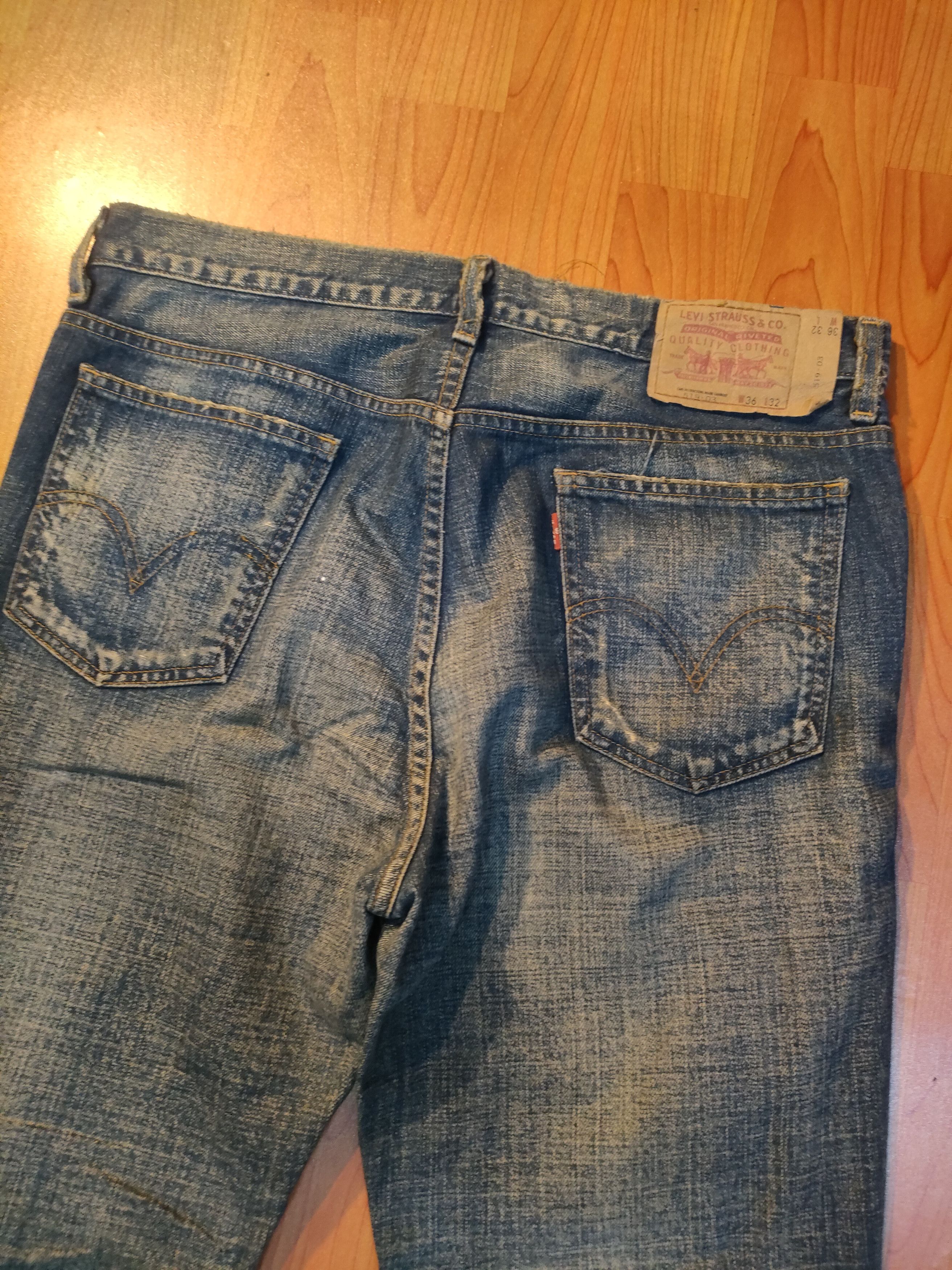 Le Grande Bleu (L.G.B.) × Levi's Vintage Clothing Vintage Levi's 519-03 Japan Jeans Size US 36 / EU 52 - 3 Thumbnail