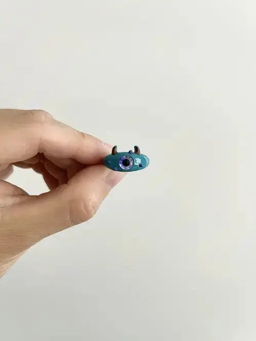 Vintage RARE Vintage Baby Evil Monster Eye Ring Size ONE SIZE - 2 Thumbnail